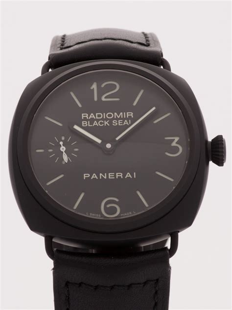 panerai watch black seal